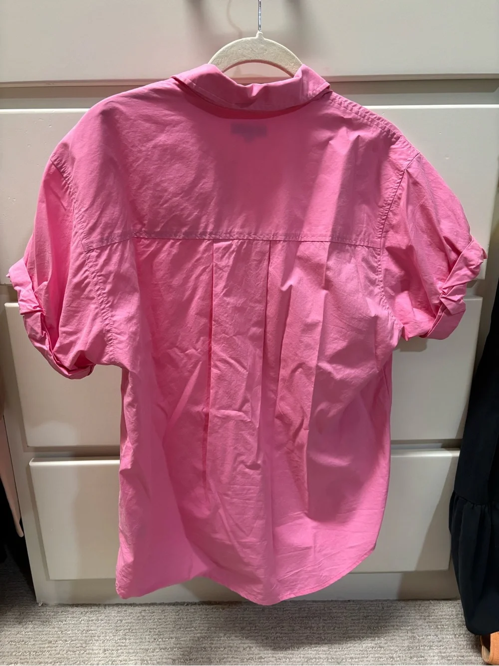 Women's Rail’s Short-Sleeve Bubblegum Pink Button-Down Shirt